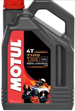 Motul 7100 10W40 4T Synthetic 4-Liter 104092
